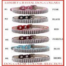Luxury Crystal Dog Collar Selection